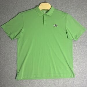 Cutter & BuckMen's Green Bay Packers DryTec Polo Shirt‎ Size Large
